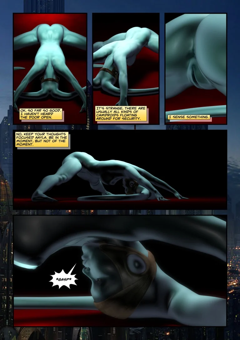 Penny Lustfuls: Yoda Yoga porn comic picture 8