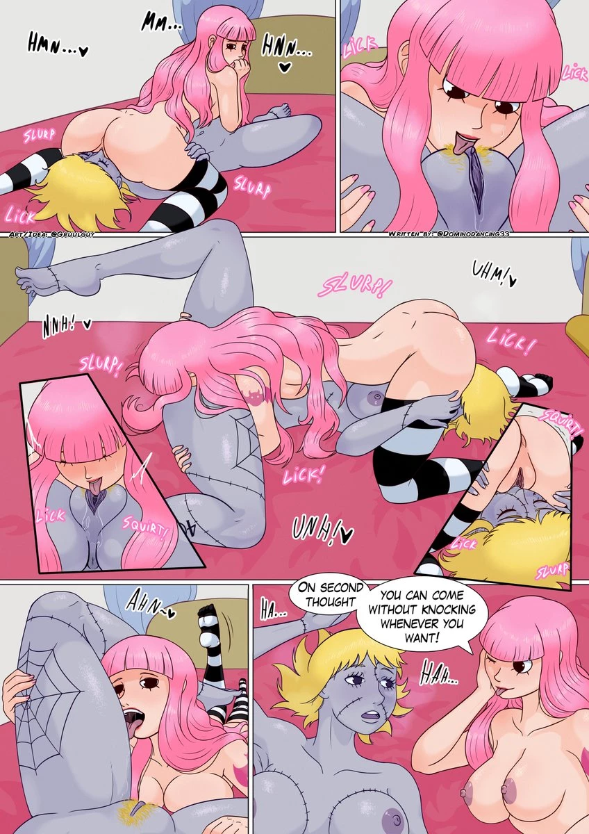 Perona's private time porn comic picture 5