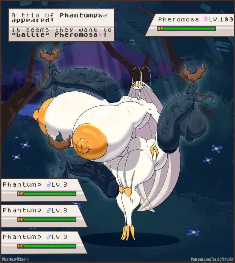 Pheromosa Vs Phantump's porn comic picture 2