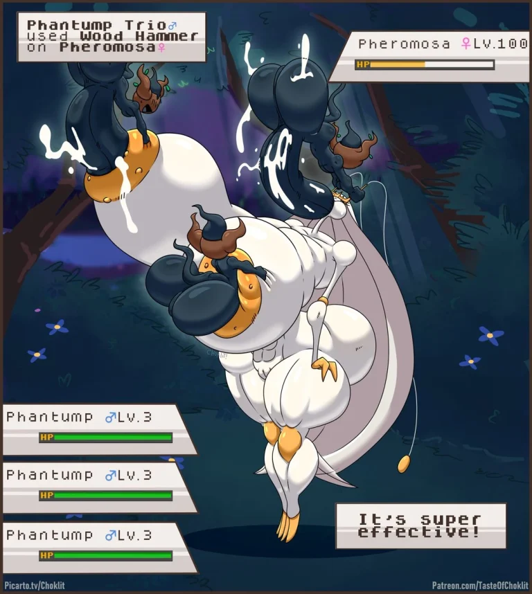 Pheromosa Vs Phantump's porn comic picture 3
