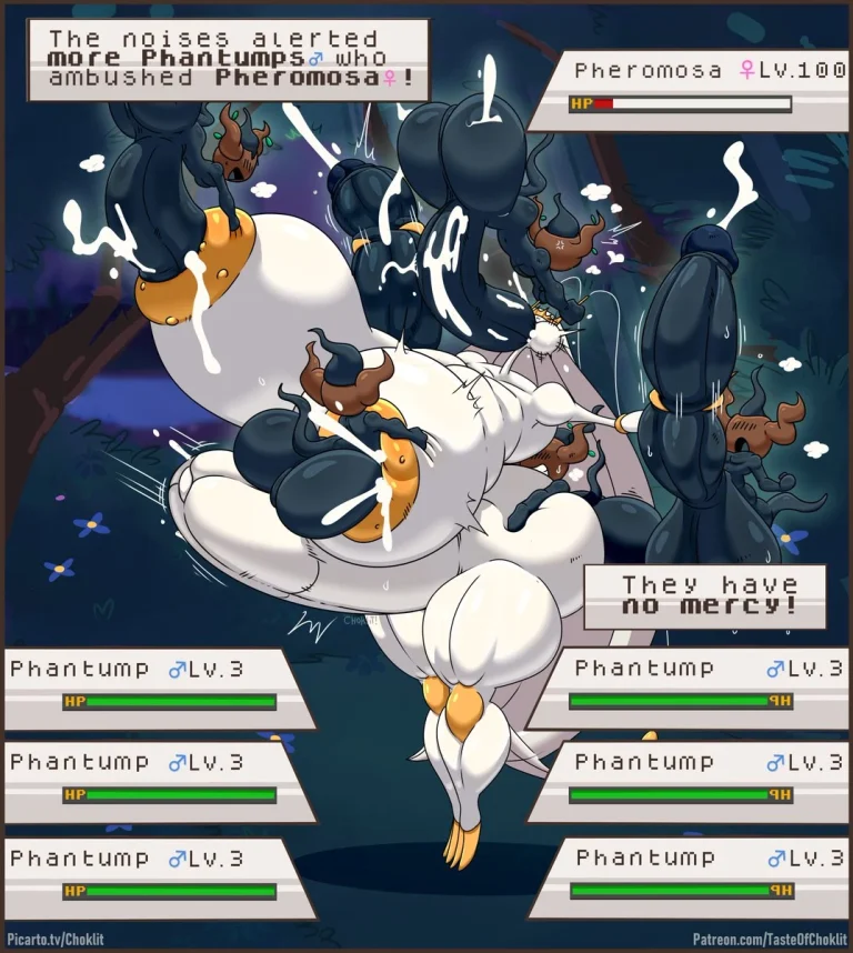 Pheromosa Vs Phantump's porn comic picture 4