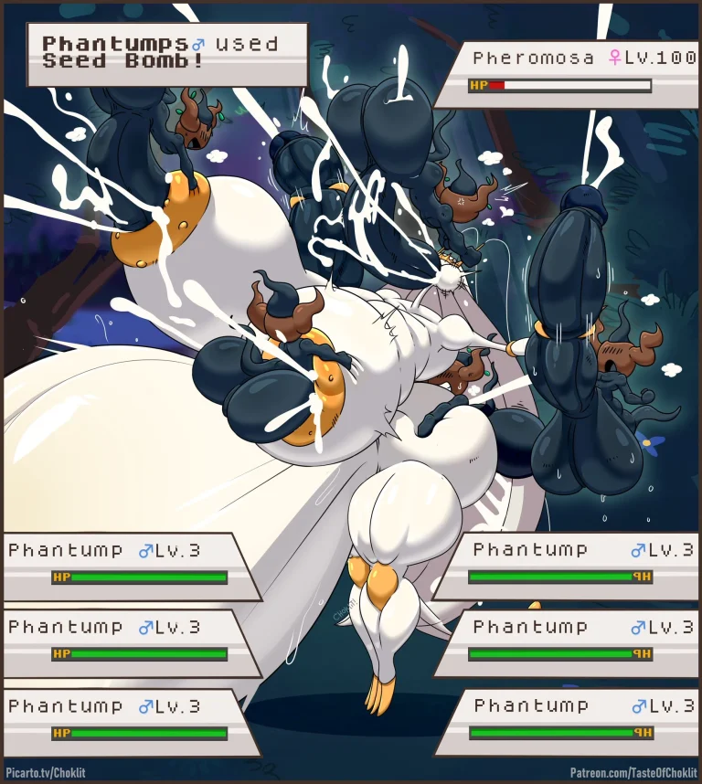 Pheromosa Vs Phantump's porn comic picture 6