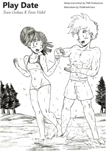 Play Date - Gohan X Videl porn comic picture 1