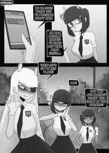 Playing a bondage game during an online meeting porn comic picture 1