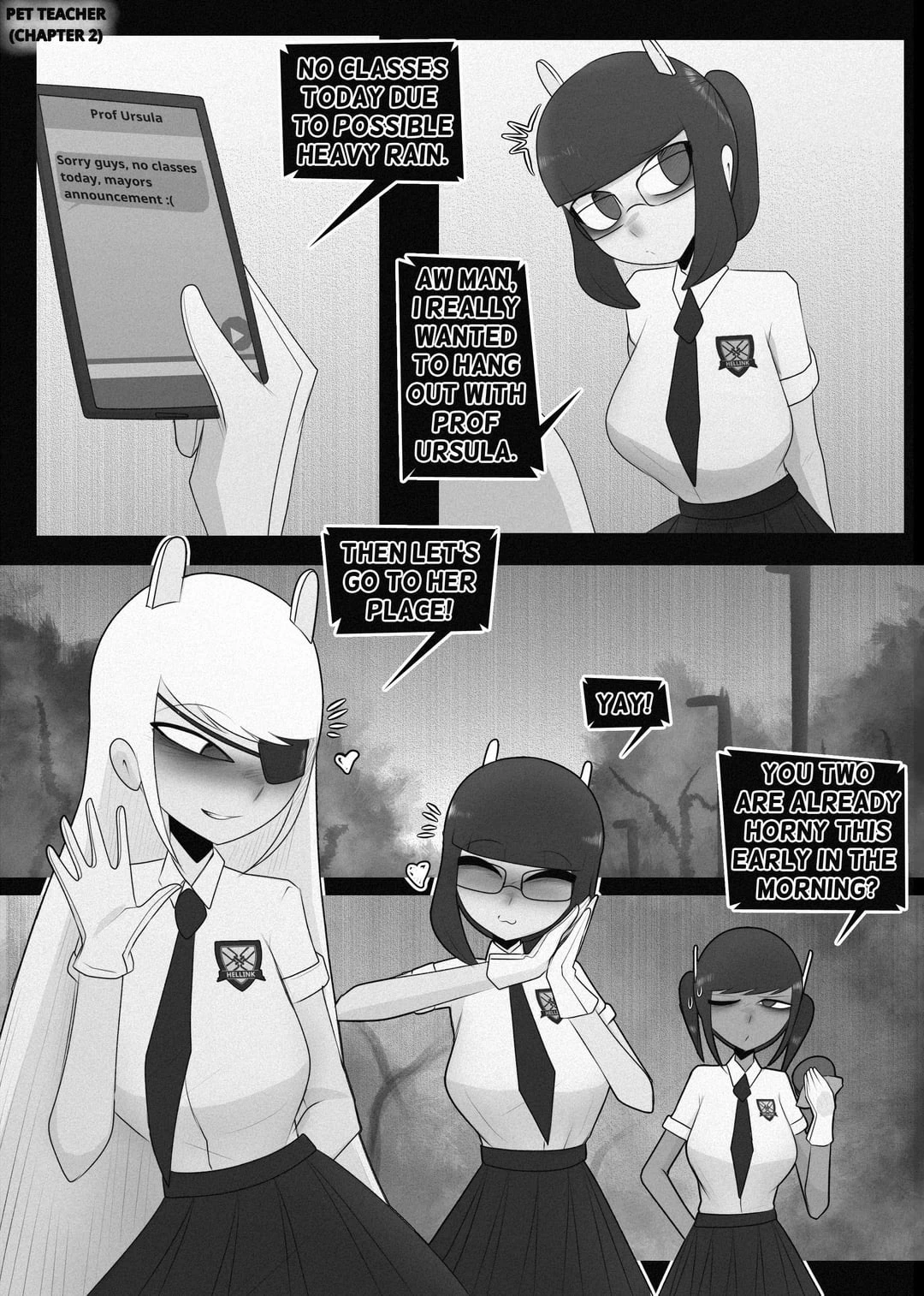 Playing a bondage game during an online meeting porn comic picture 1