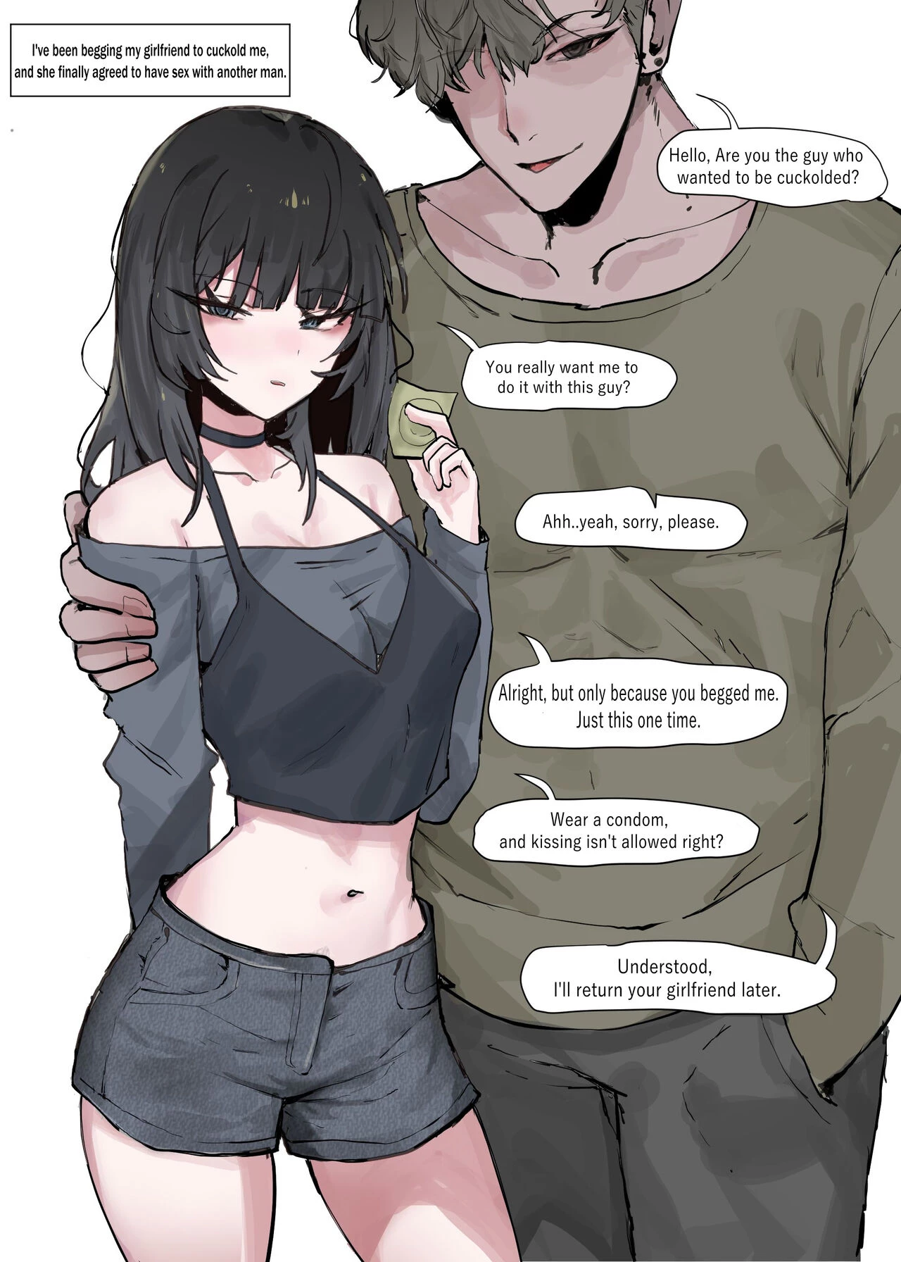 Please Have Sex With My Girlfriend!! | Boku no Kanojo o Netotte Kudasai!! porn comic picture 2