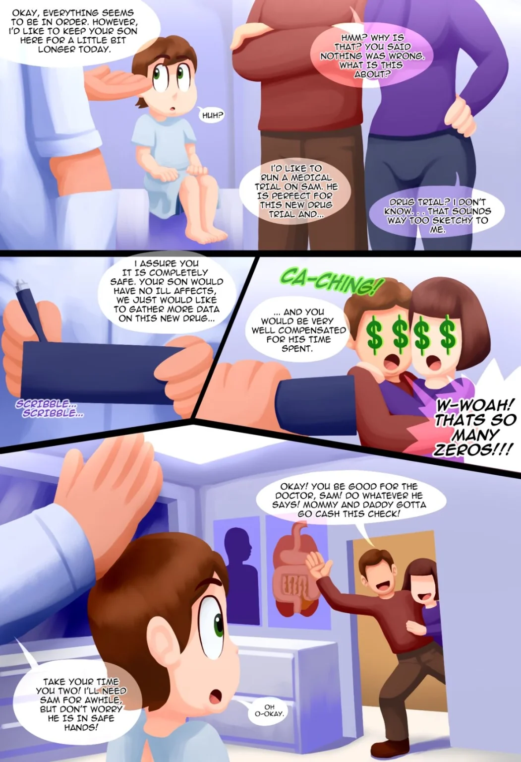 Plump Trial (ongoing) porn comic picture 1