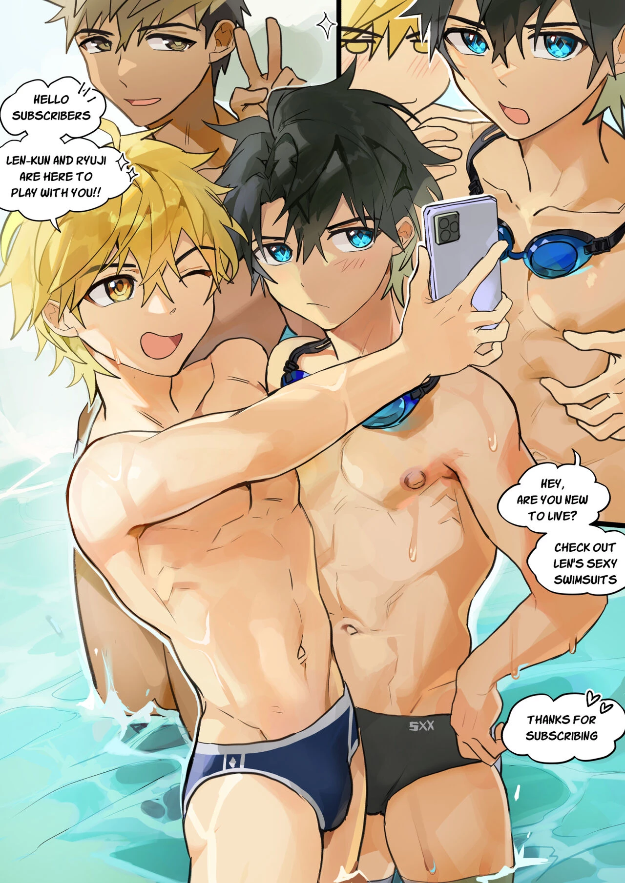 Pochi On Live! porn comic picture 1