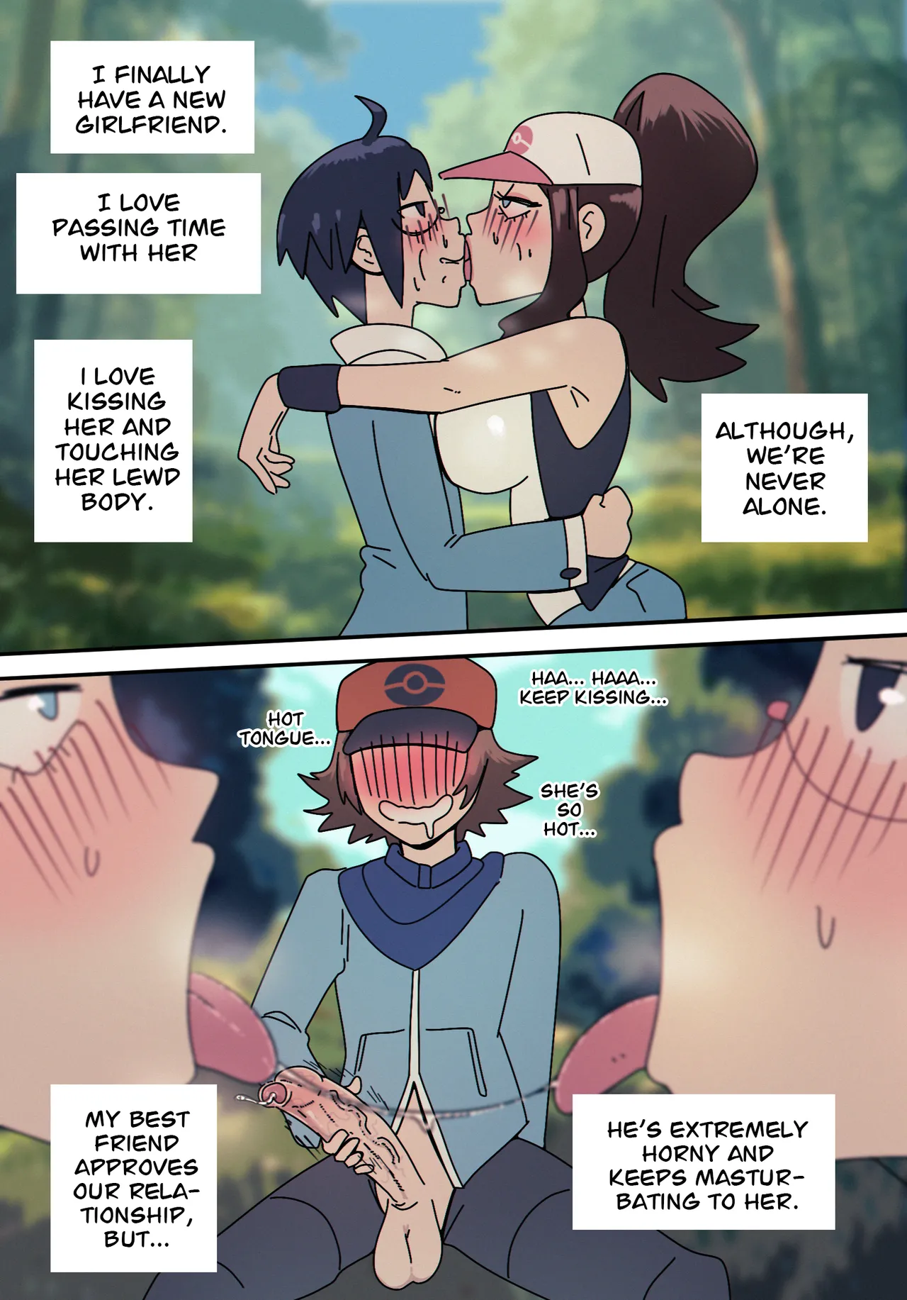 Pokemon B&W Swingers porn comic picture 1