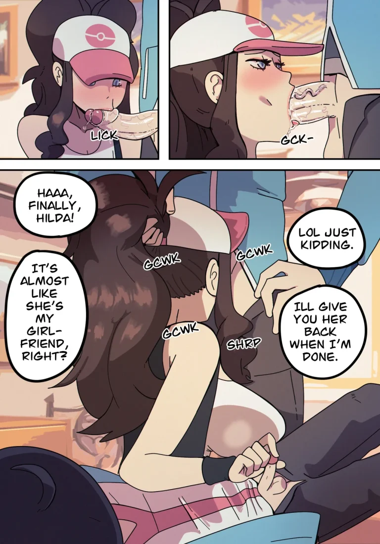 Pokemon B&W Swingers porn comic picture 14