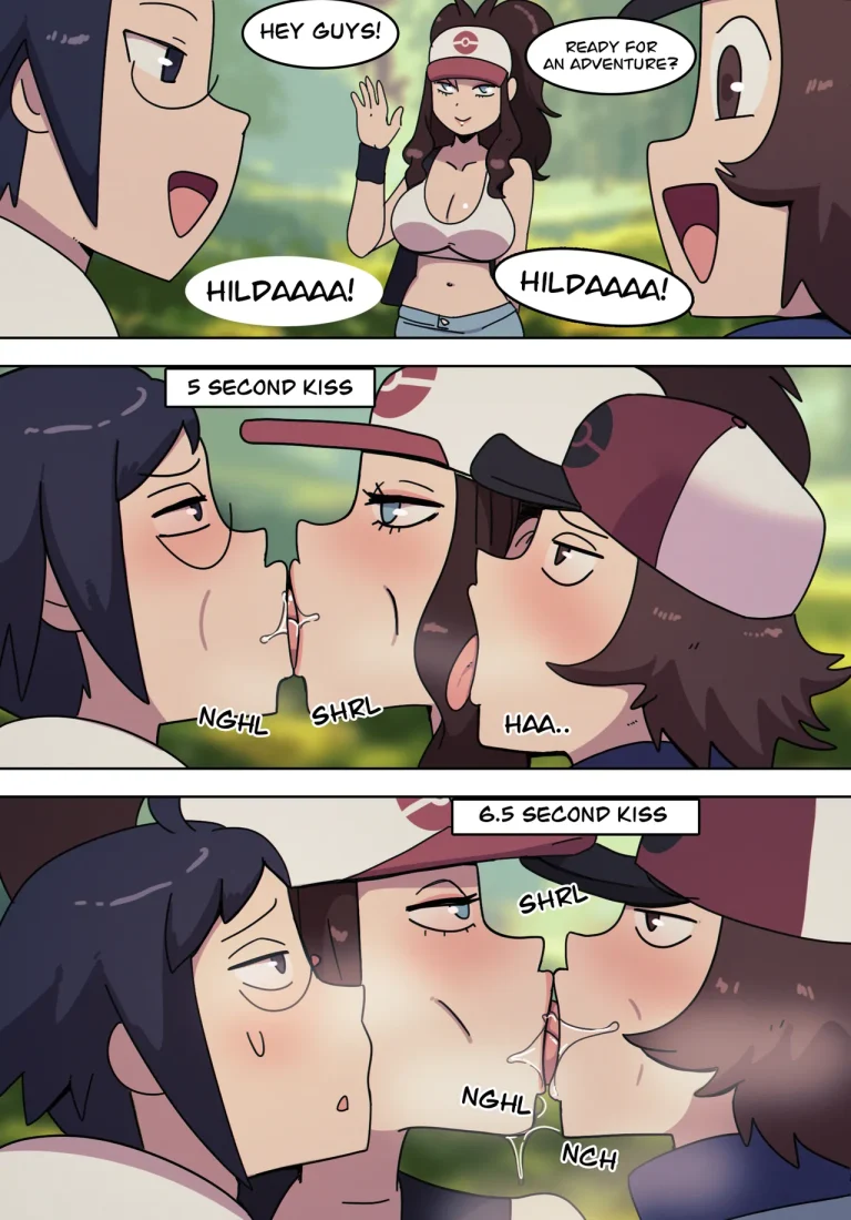 Pokemon B&W Swingers porn comic picture 6