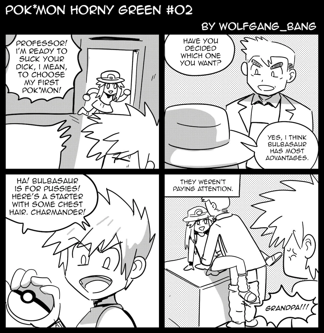 Pok*mon Horny Green porn comic picture 2