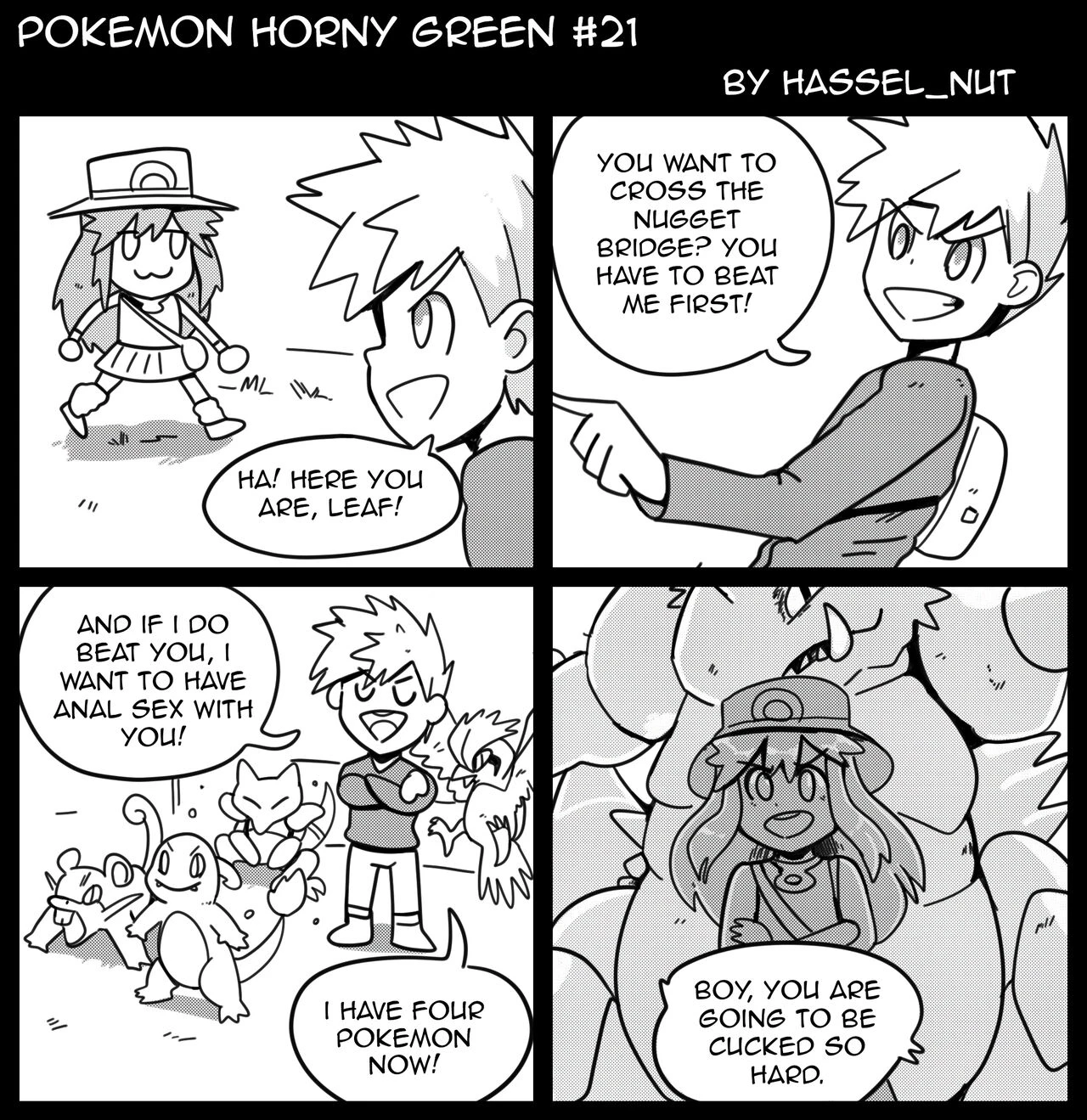 Pok*mon Horny Green porn comic picture 21