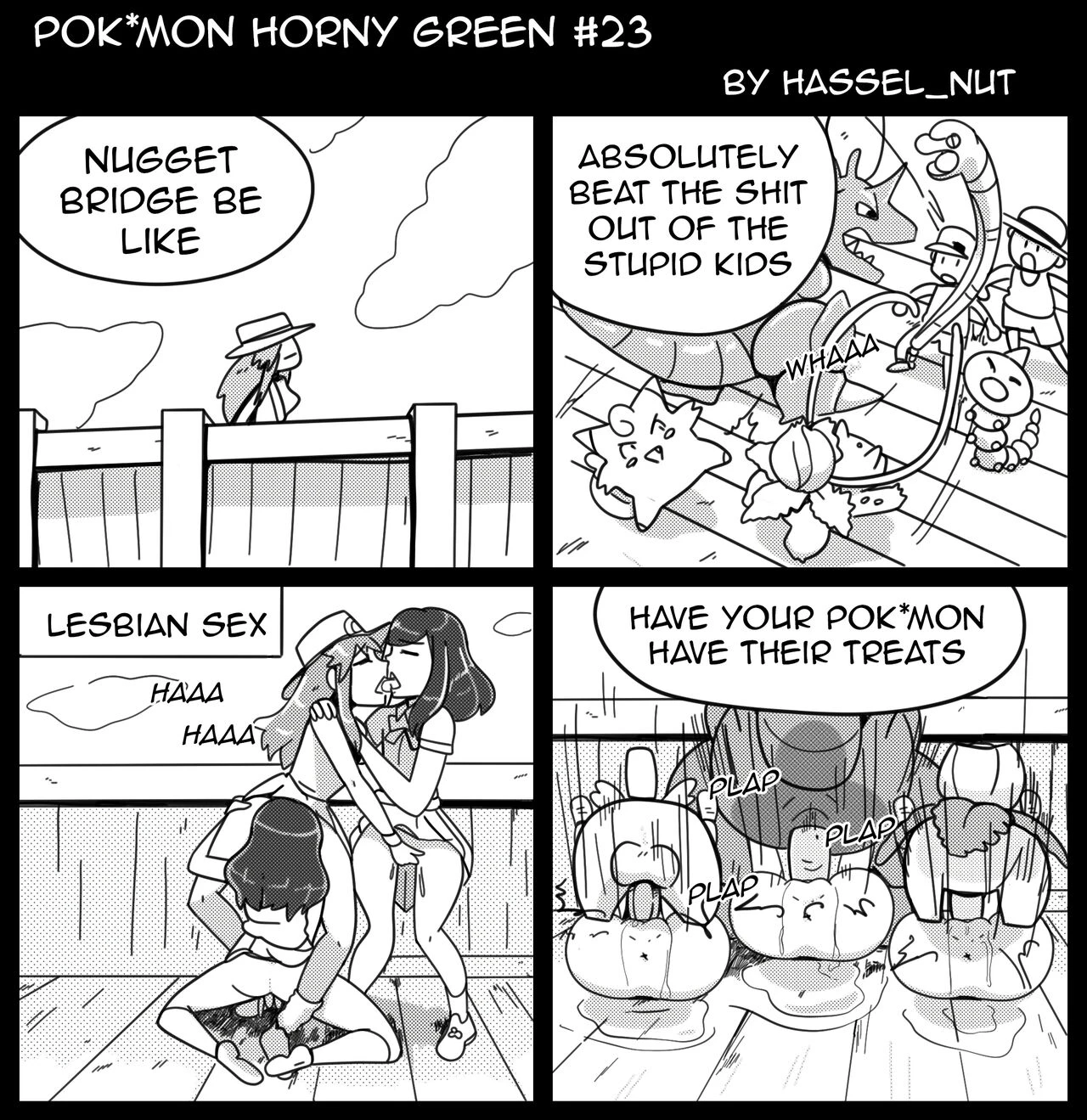 Pok*mon Horny Green porn comic picture 23
