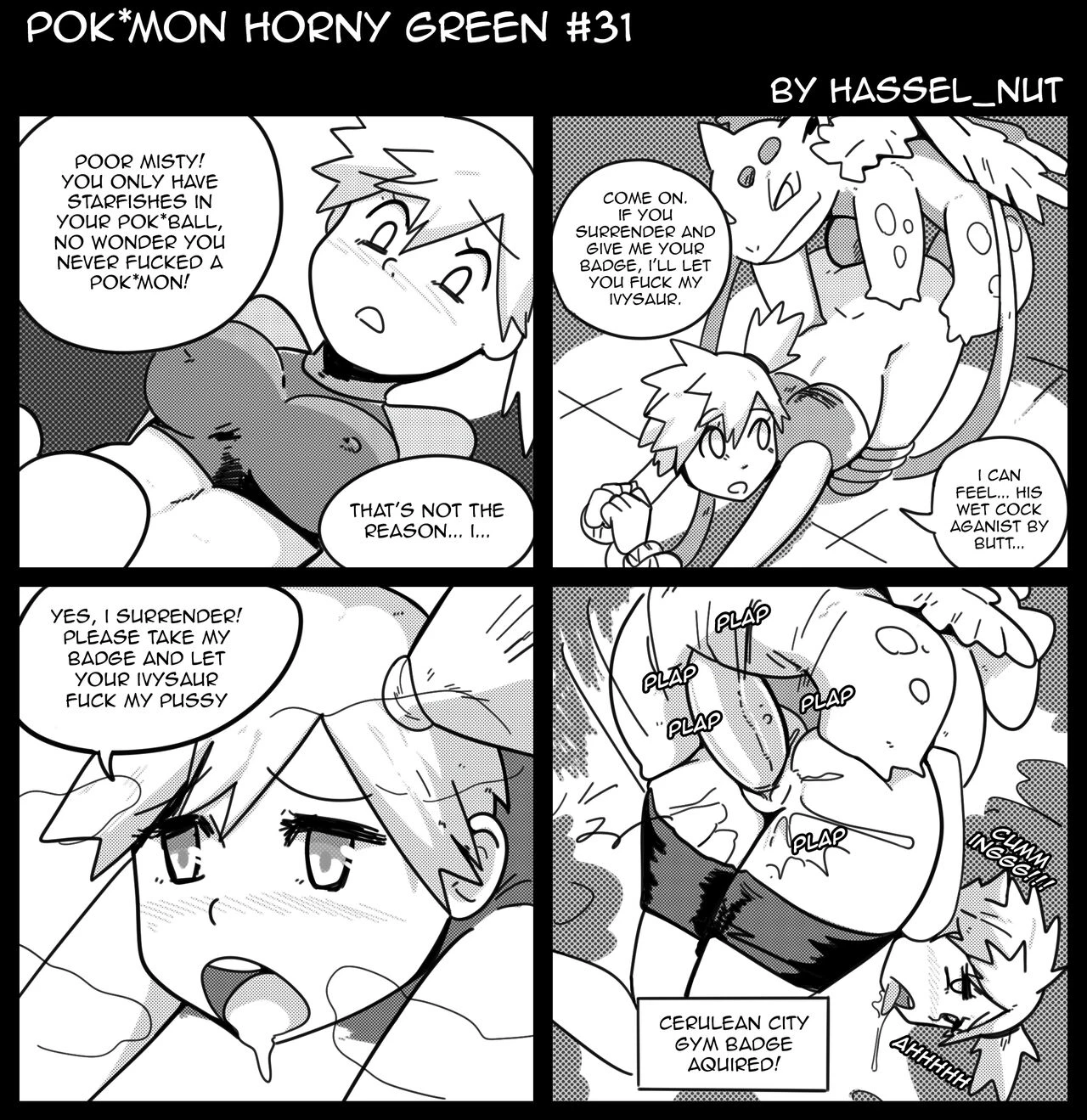 Pok*mon Horny Green porn comic picture 31