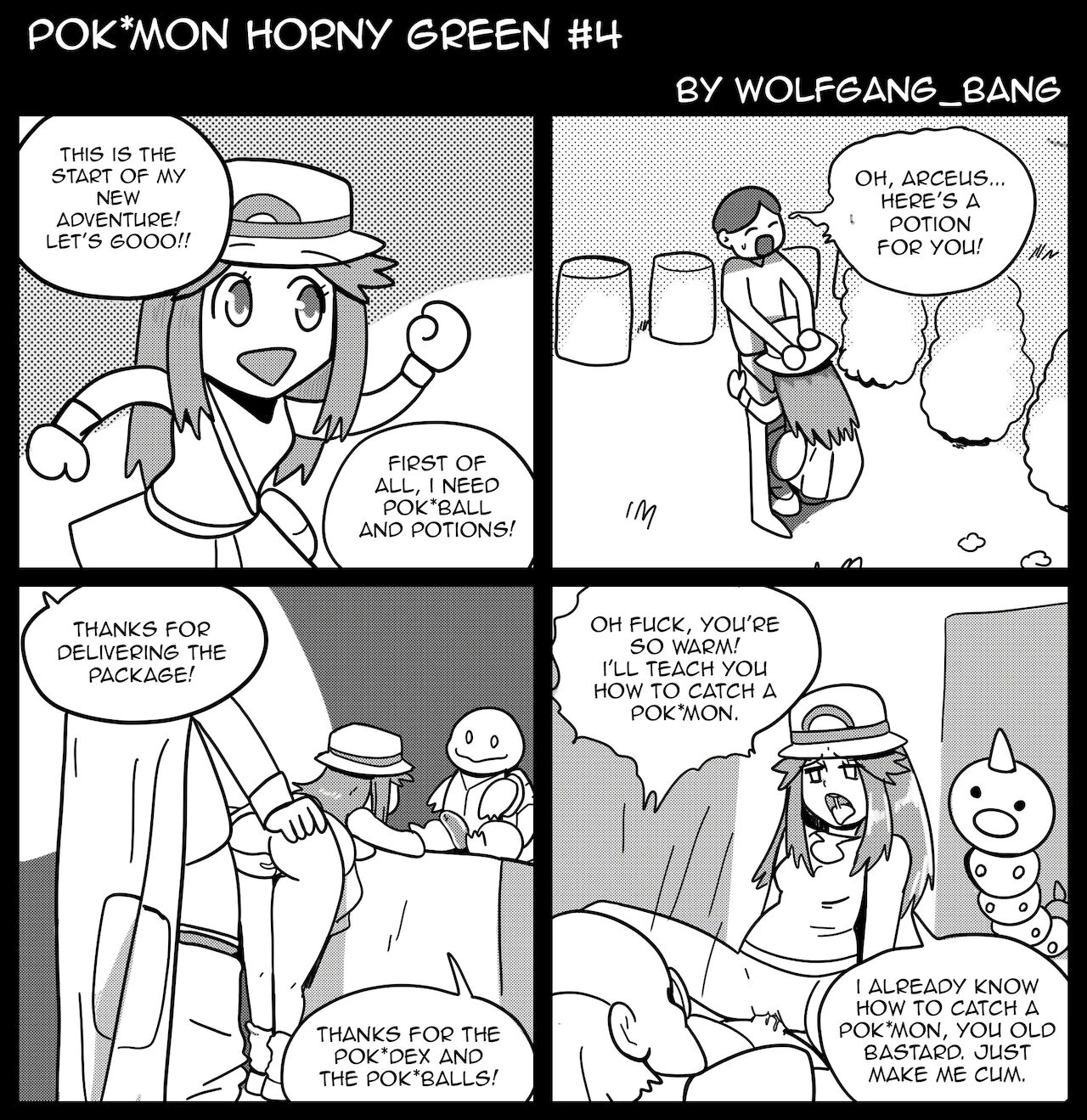 Pok*mon Horny Green porn comic picture 4