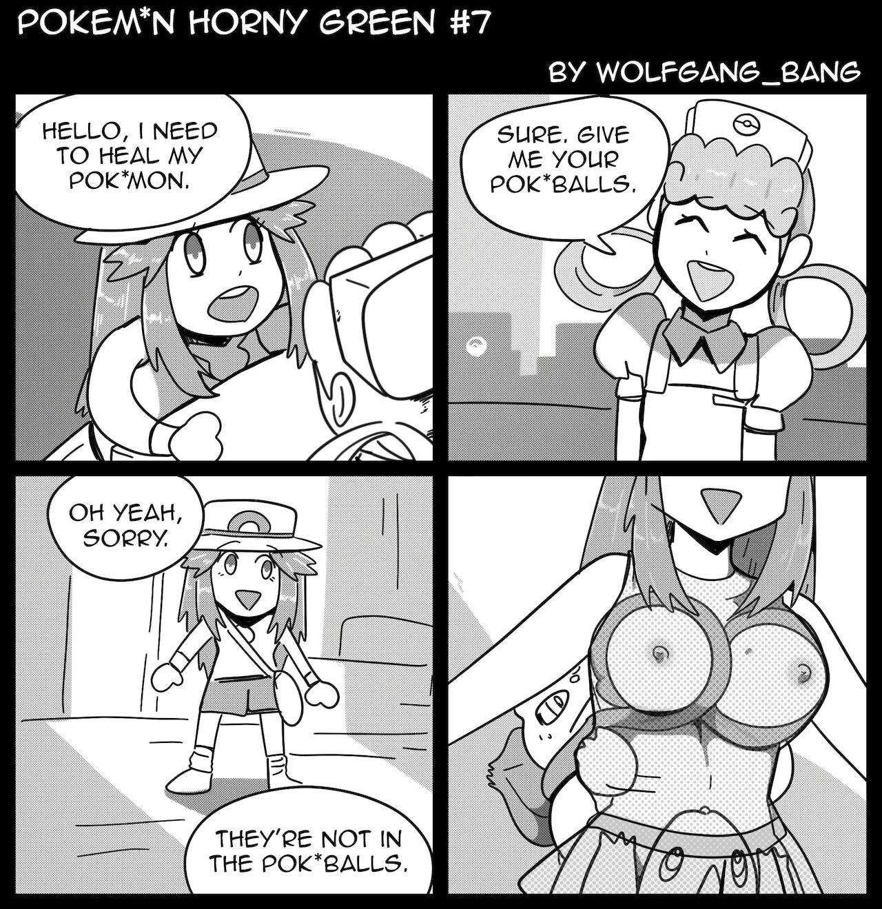 Pok*mon Horny Green porn comic picture 7