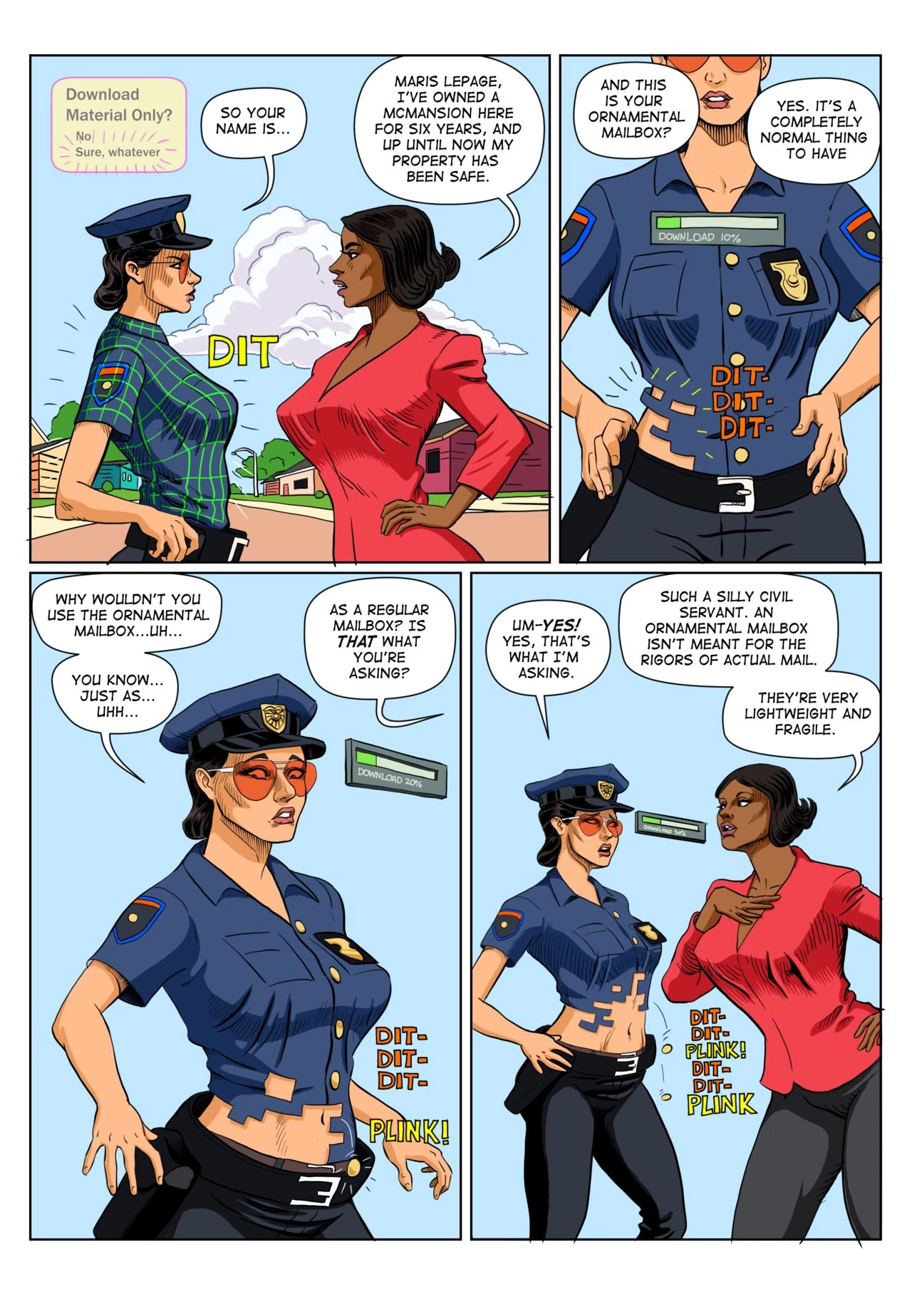 Police Investigation! porn comic picture 4