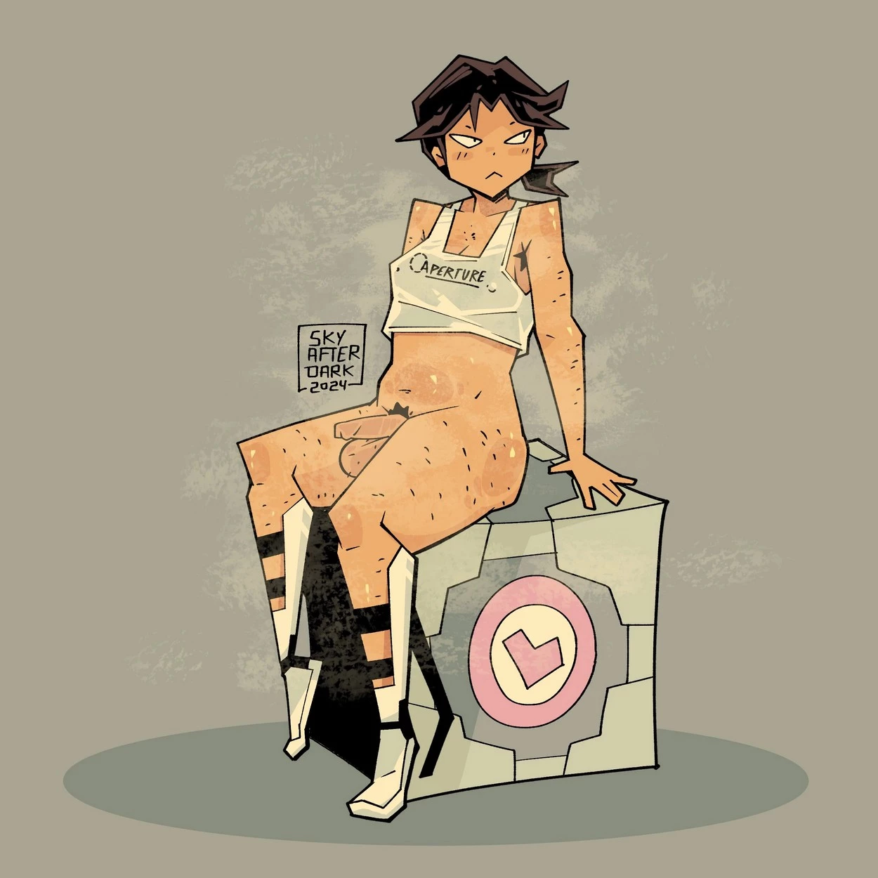 Portal nsfw porn comic picture 1