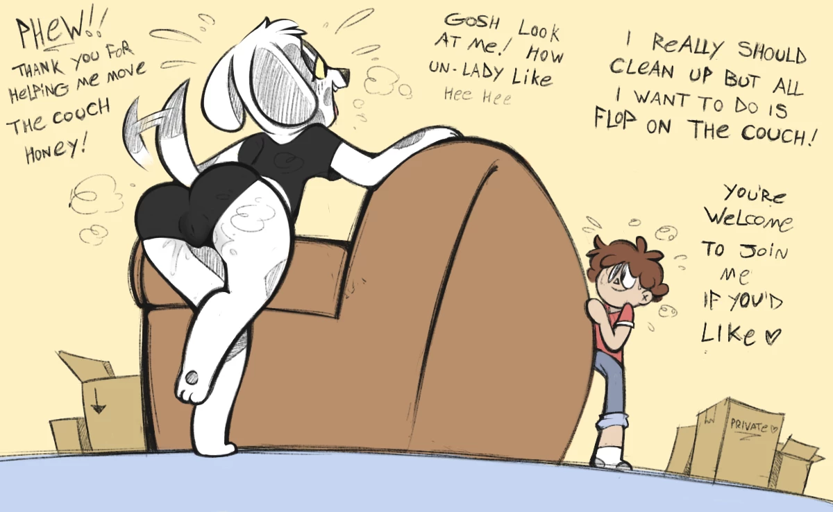 Portia Moves In!! porn comic picture 1
