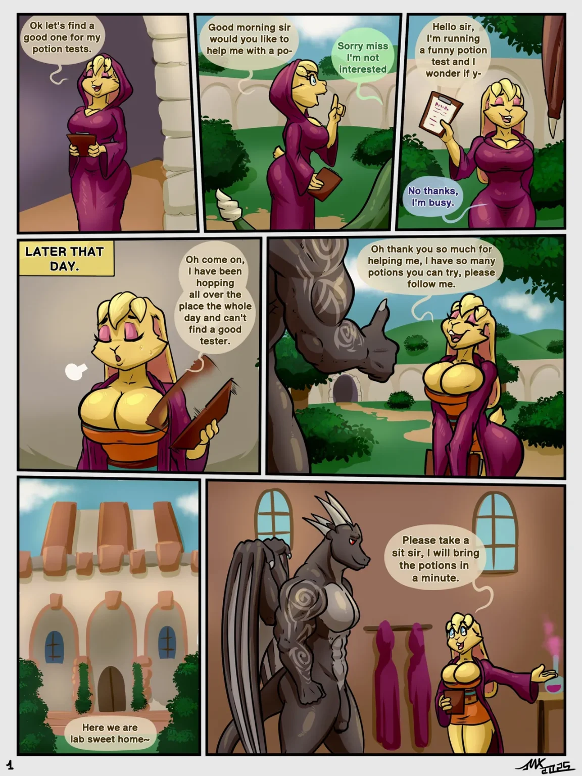 Potion Tests porn comic picture 1