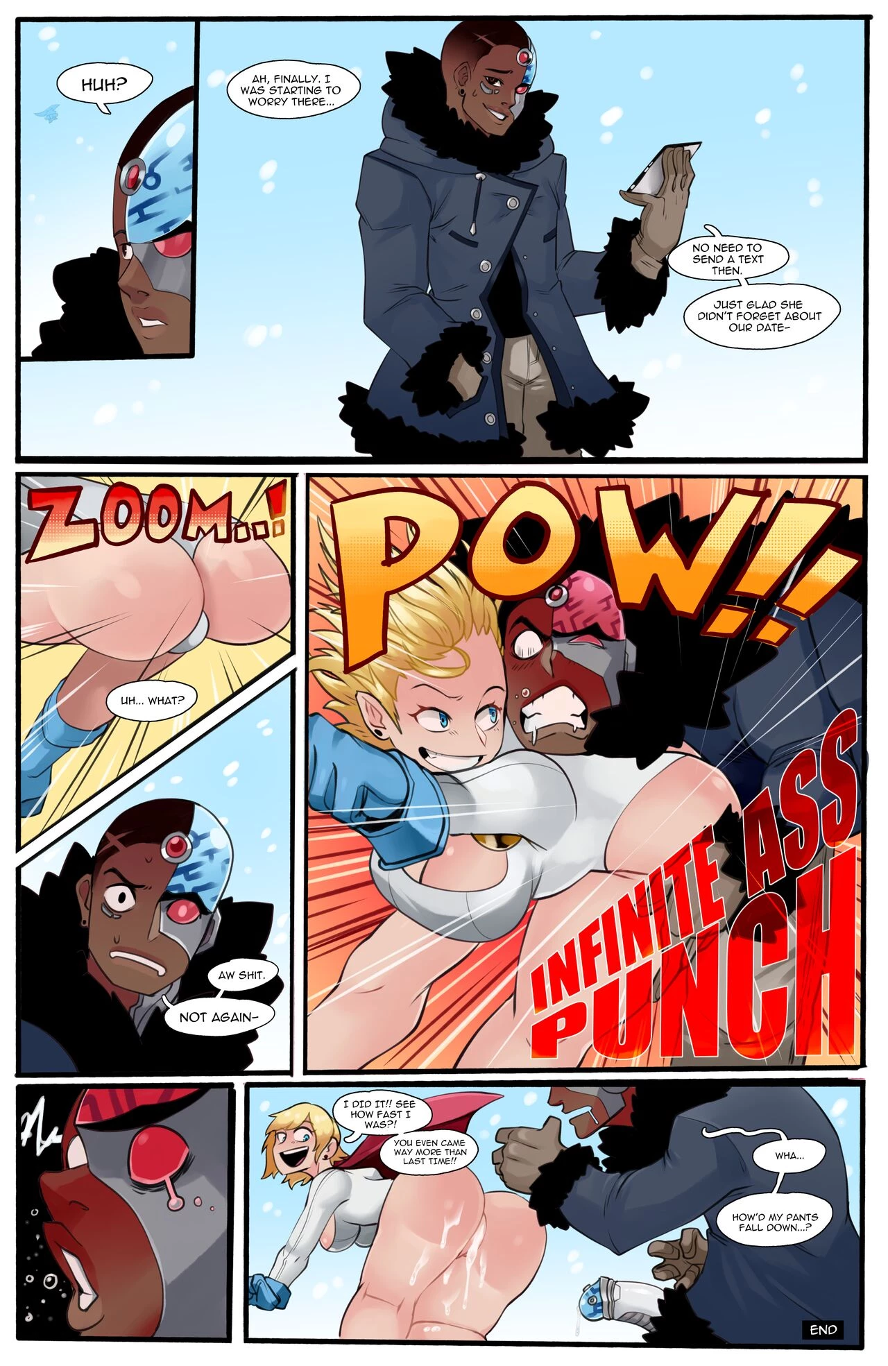 PoweGirl porn comic picture 5