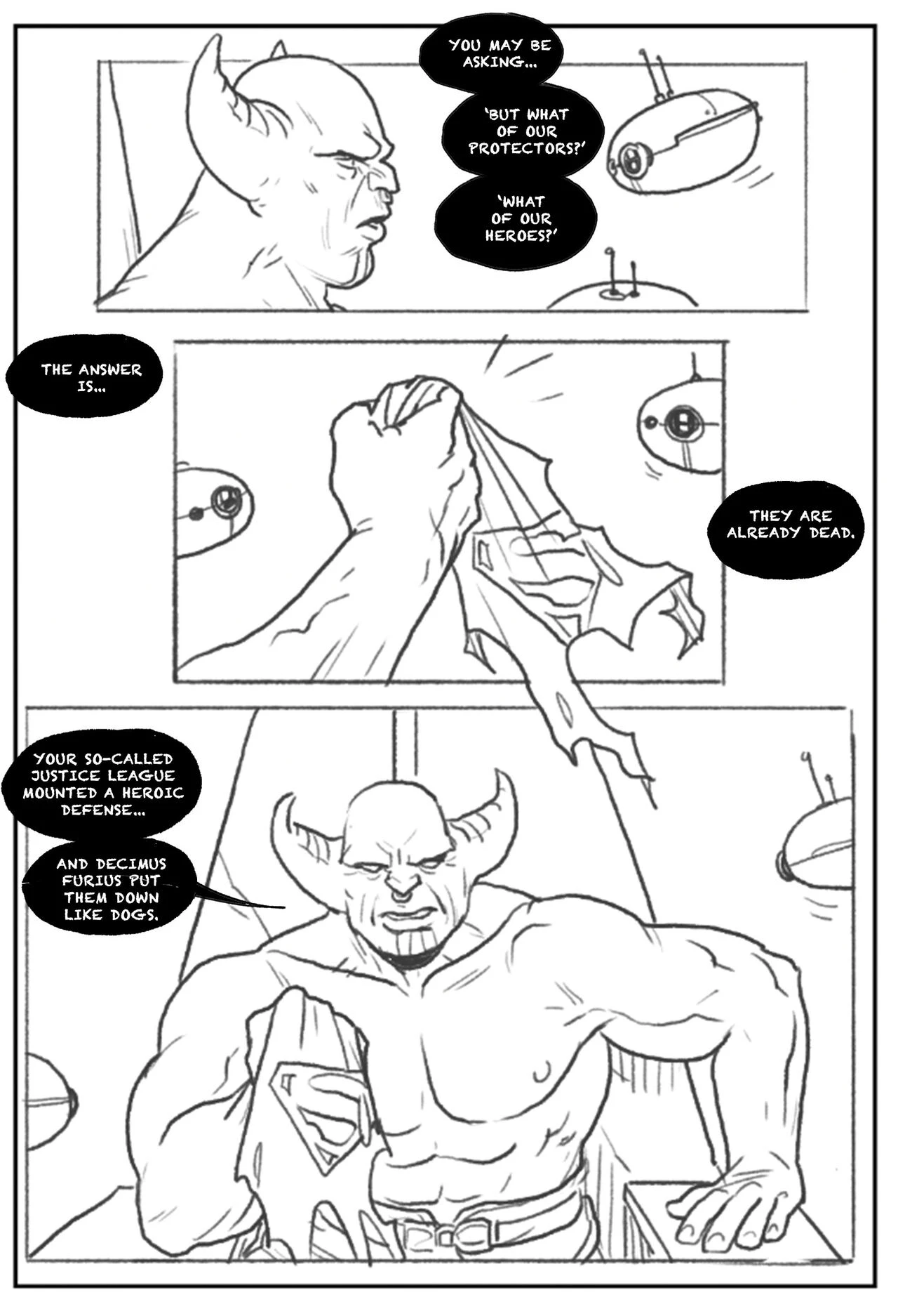Power Girl Decimated porn comic picture 4