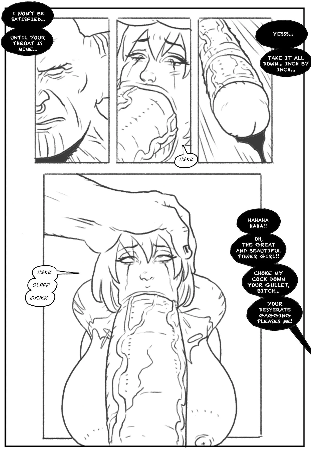 Power Girl Decimated porn comic picture 62
