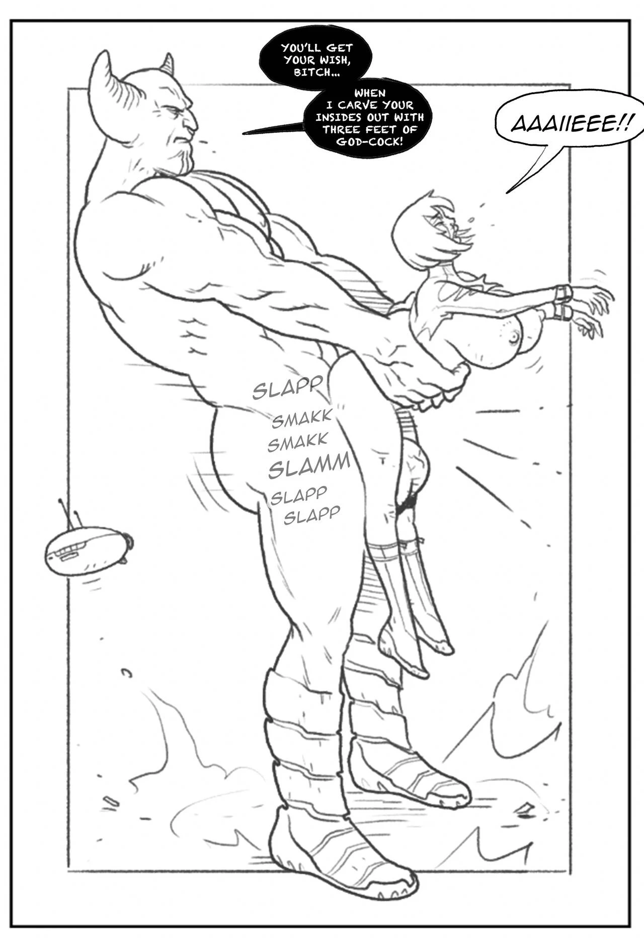 Power Girl Decimated porn comic picture 90