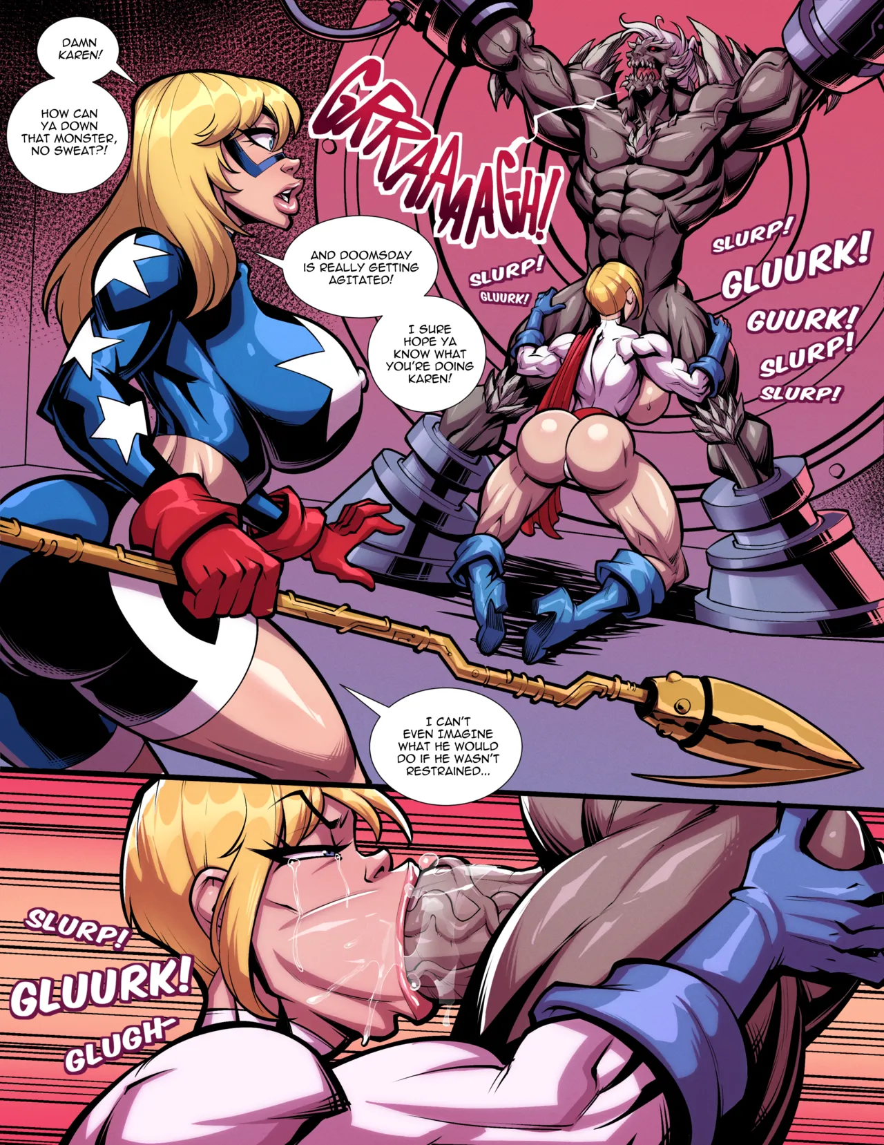 Power Girl: Thank God It Is Doomsday porn comic picture 7