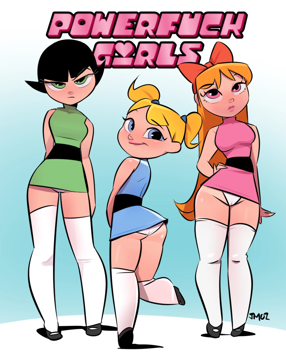 Powerfuck Girls porn comic picture 1