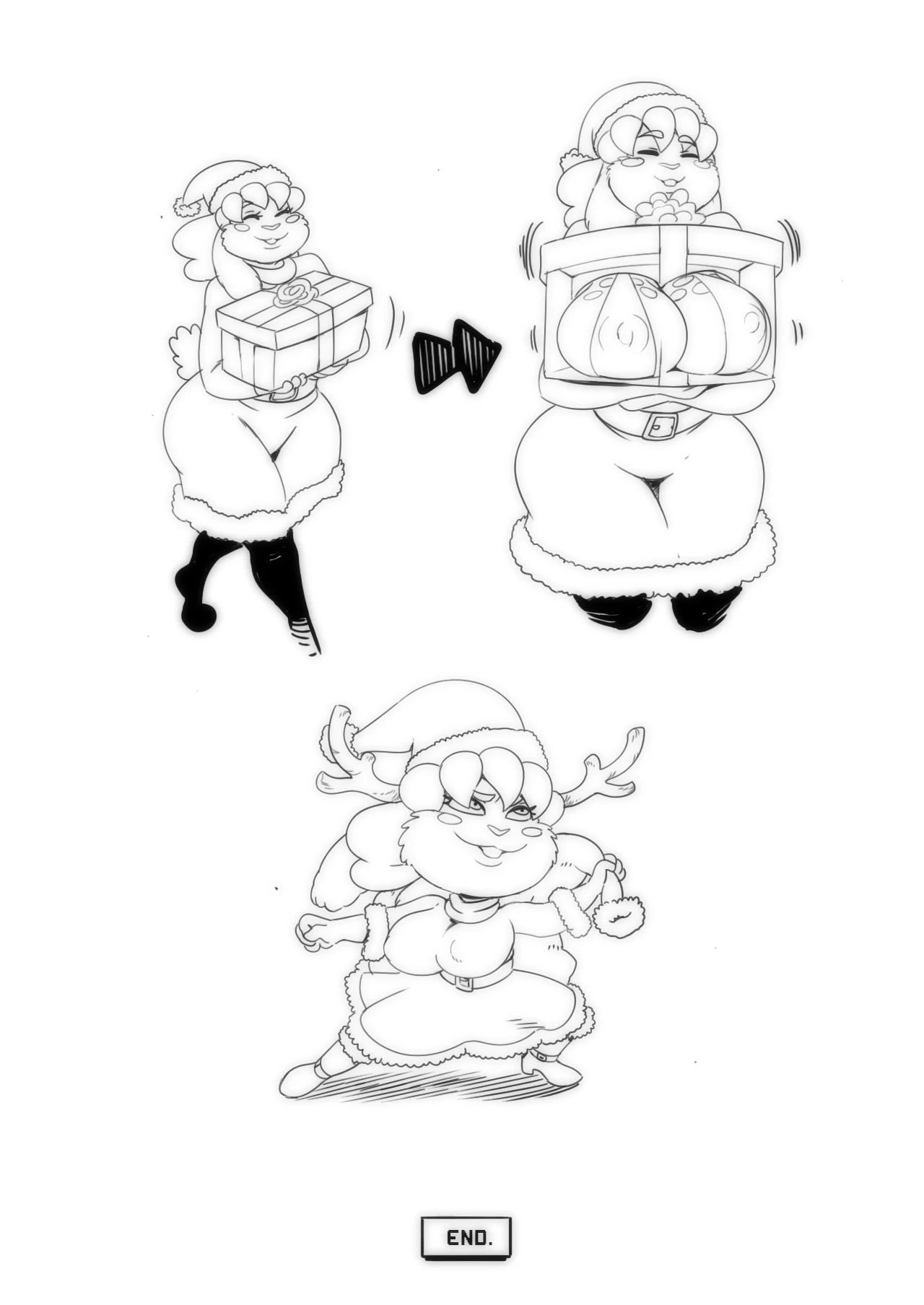 Premature Christmas porn comic picture 7