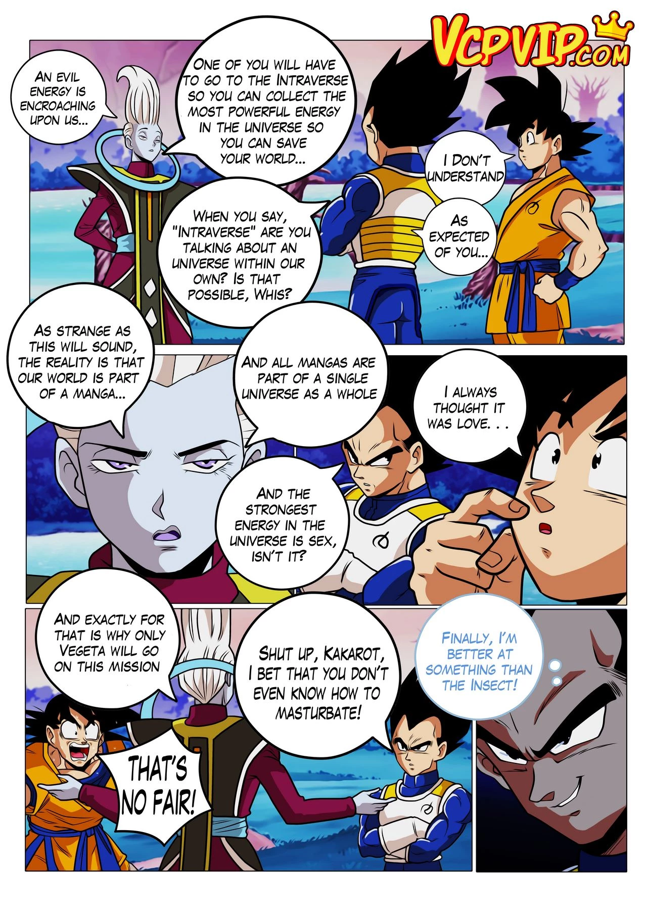 Prince Saiyan Intradimensional Traveller porn comic picture 3