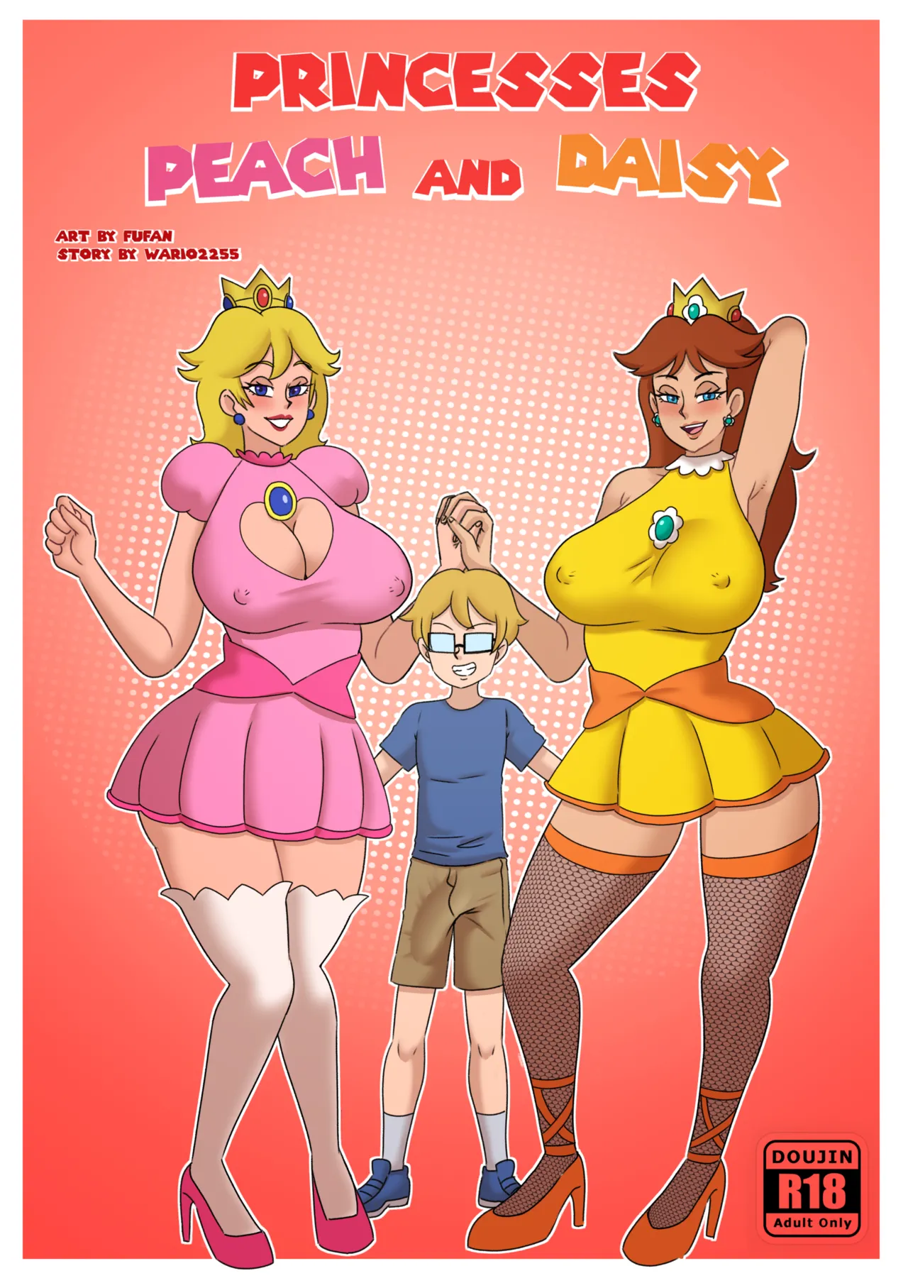 Princesses Peach and Daisy porn comic picture 1