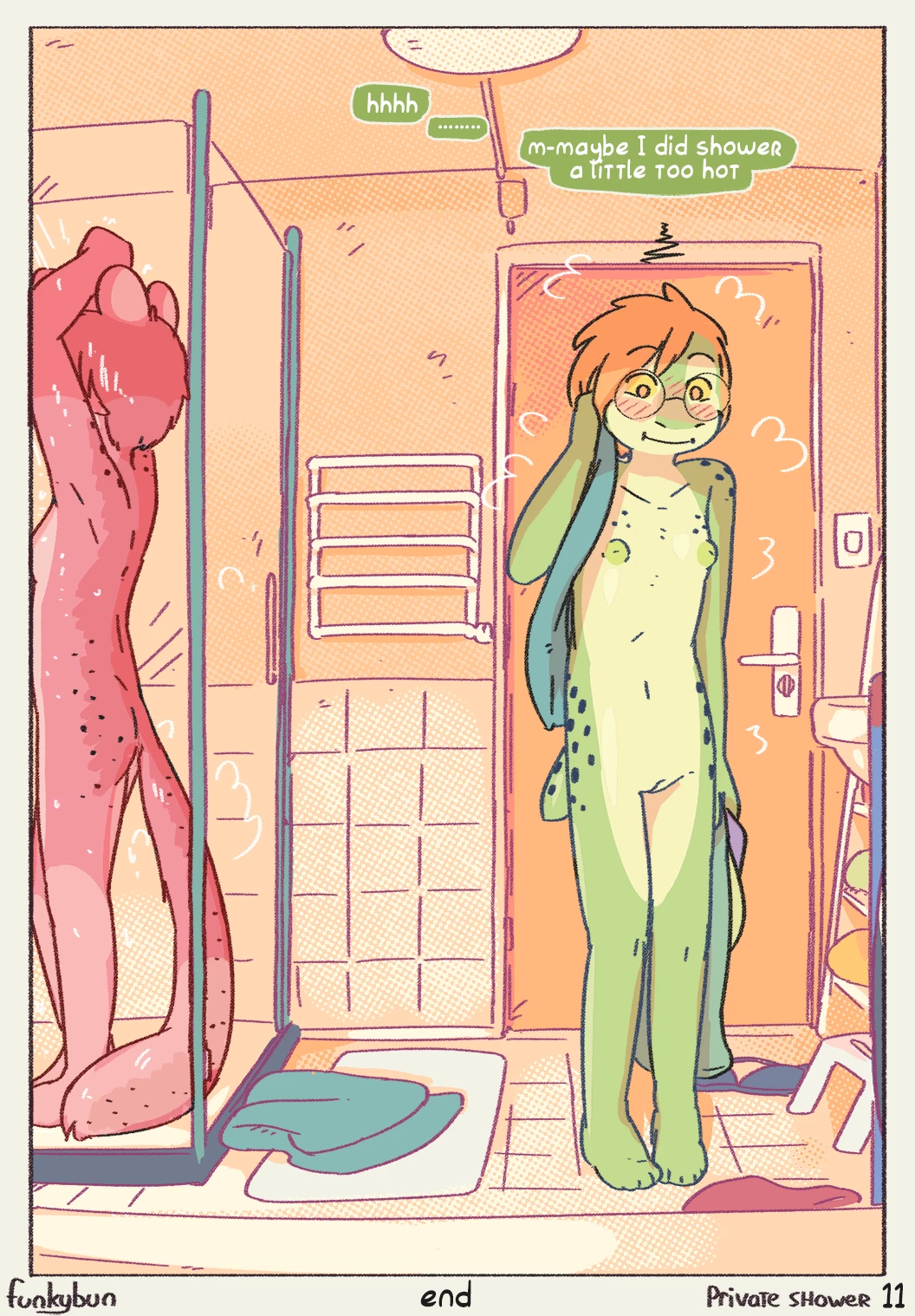 Private Shower porn comic picture 11