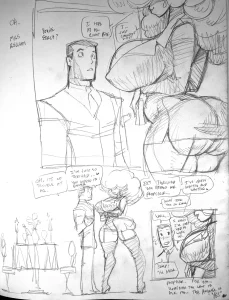 Professor Plutonium x Sara Bellum Goof Of porn comic picture 1