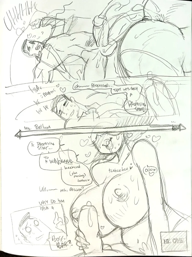 Professor Plutonium x Sara Bellum Goof Of porn comic picture 23