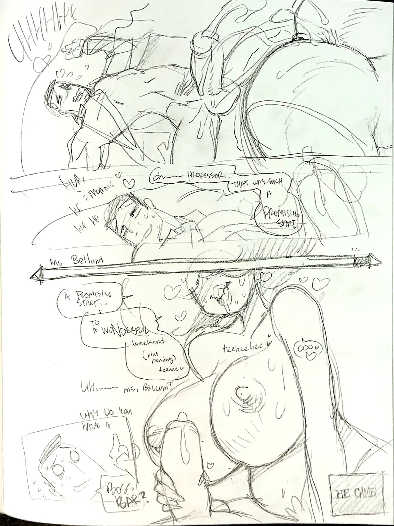 Professor Plutonium x Sara Bellum Goof Of porn comic picture 23