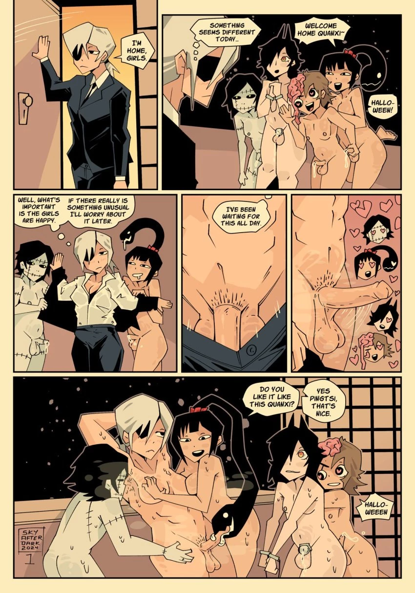 Quanxi and Harem porn comic picture 1