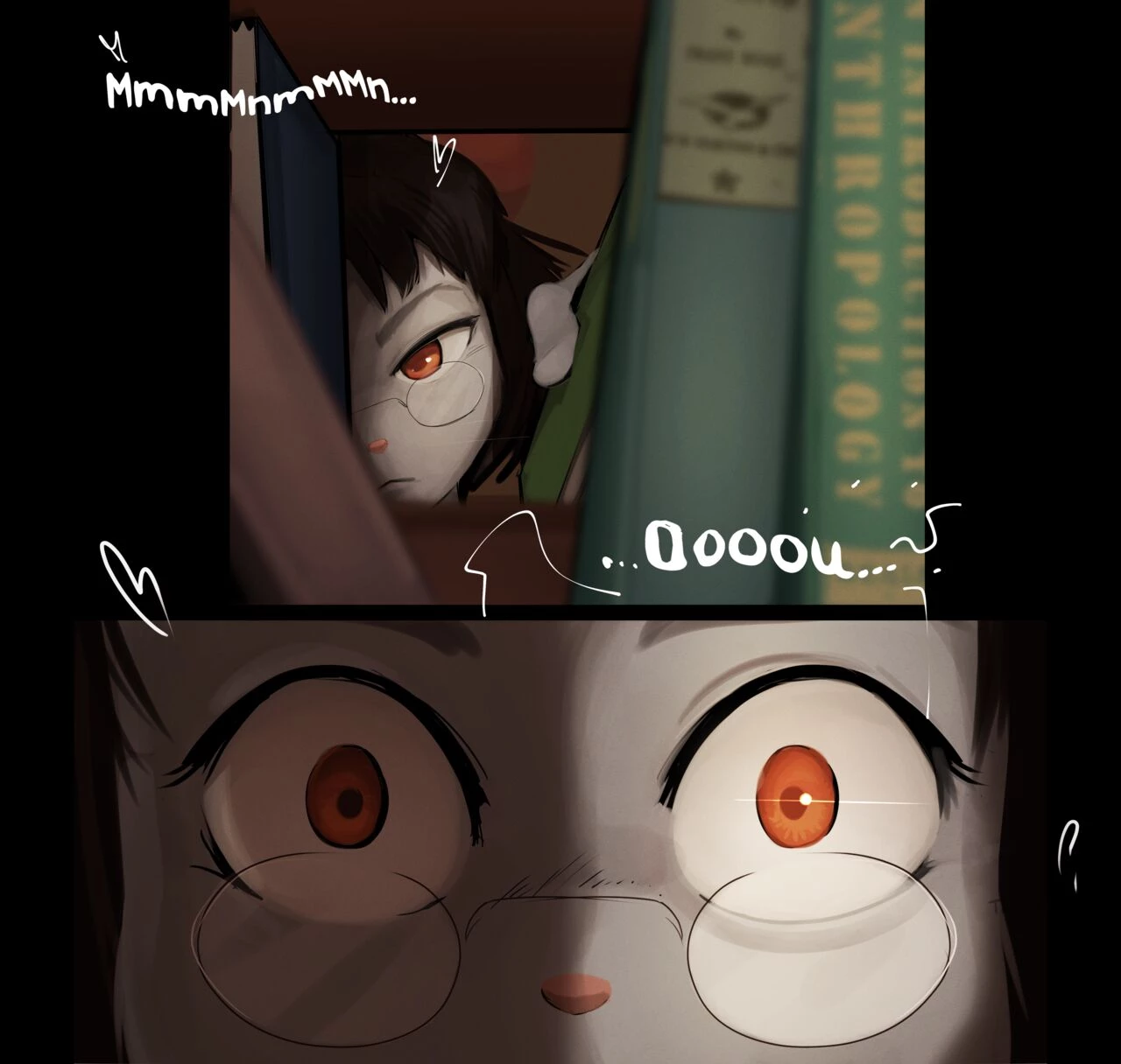 Quiet Library porn comic picture 7