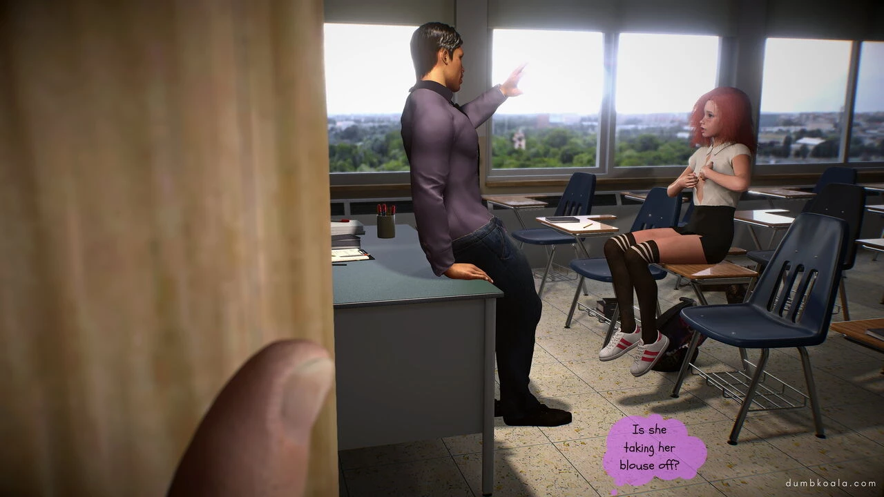 Rachel's Homework porn comic picture 21