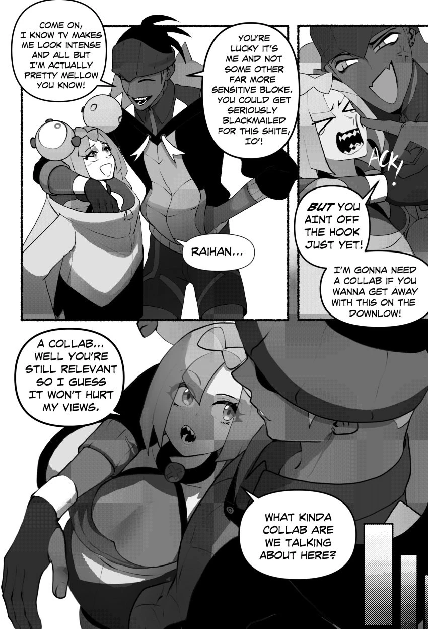 Racist Iono porn comic picture 2