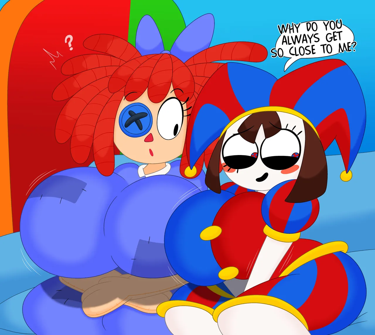 Ragatha x Pomni porn comic picture 4