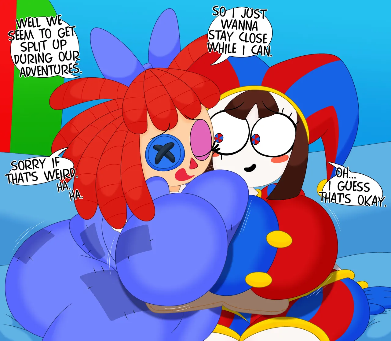 Ragatha x Pomni porn comic picture 5