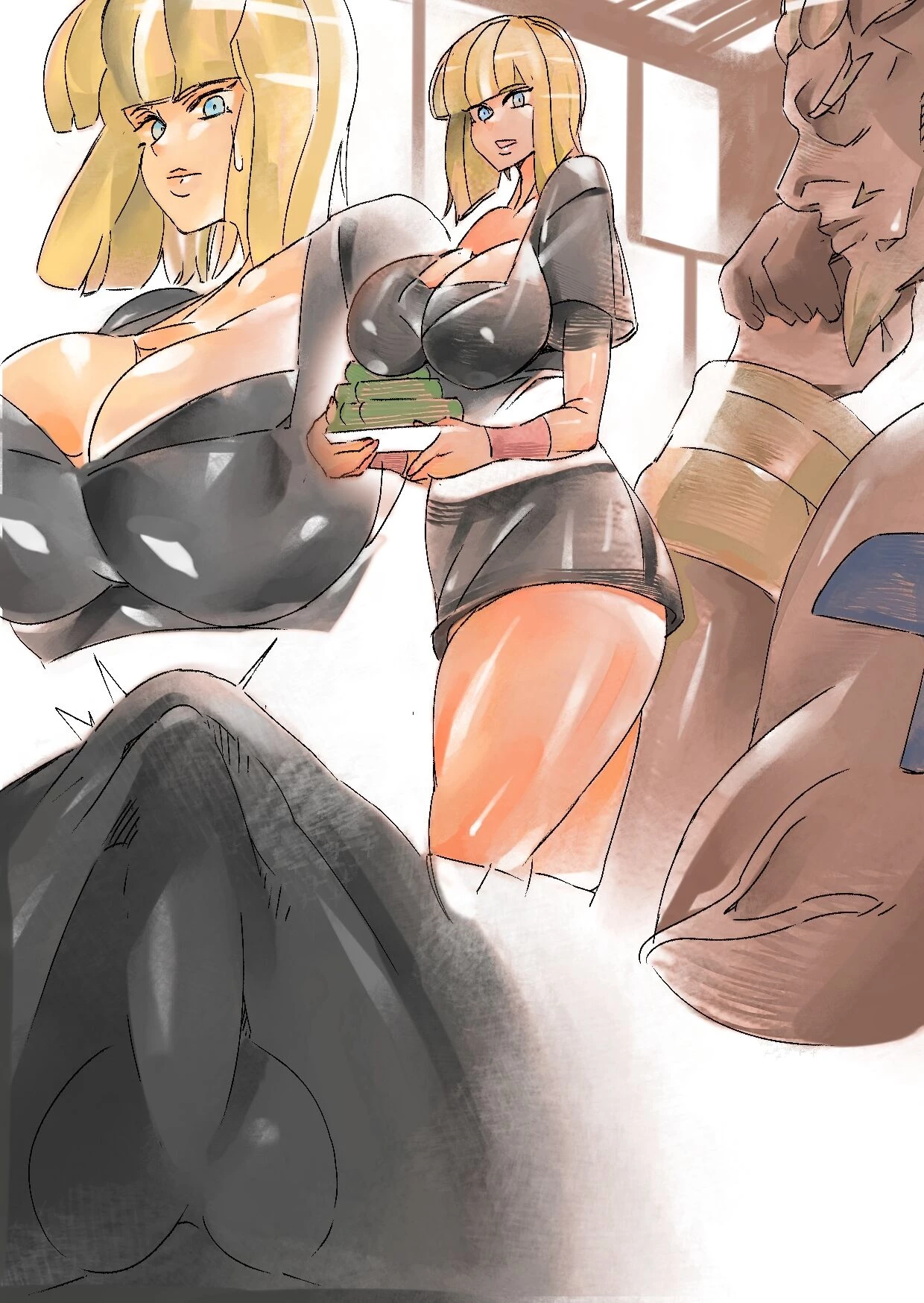Raikage x Samui porn comic picture 2