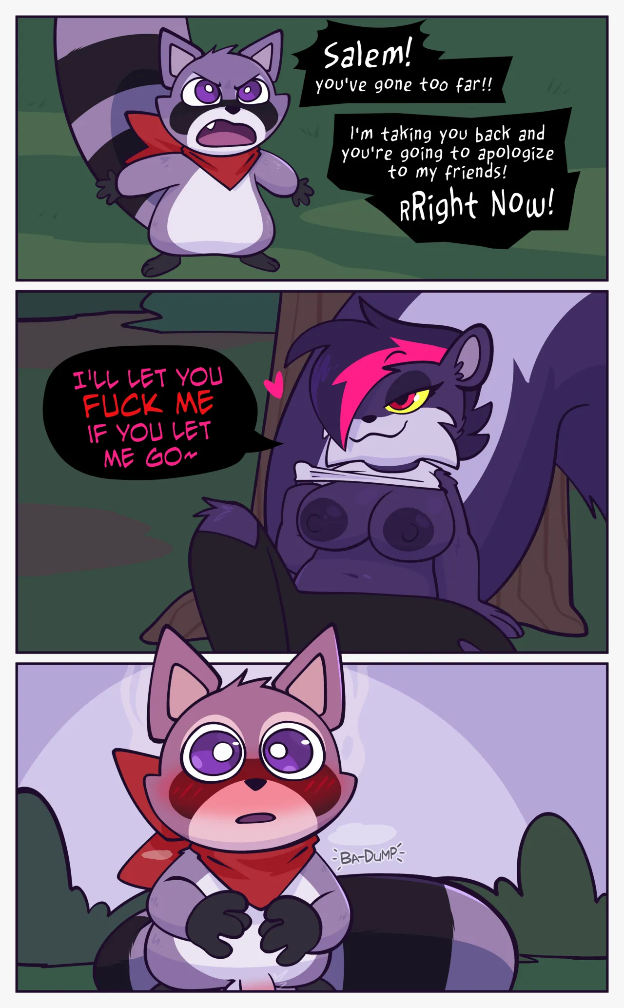 Rambly x Salem porn comic picture 2