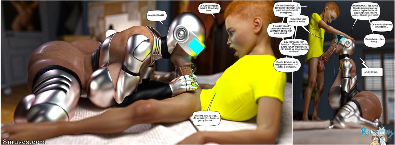 Rambot Morty porn comic picture 8