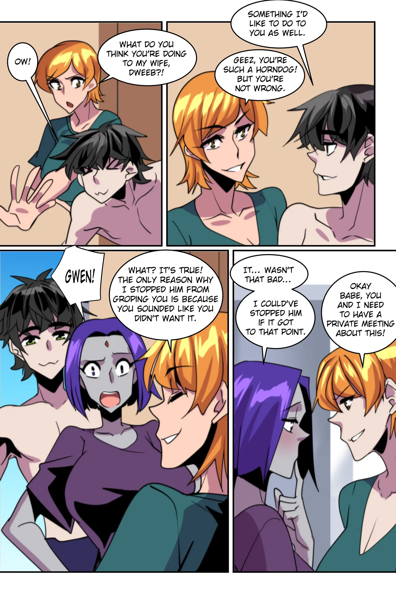 Raven and Gwen's Magical Adventures 7-8 porn comic picture 3