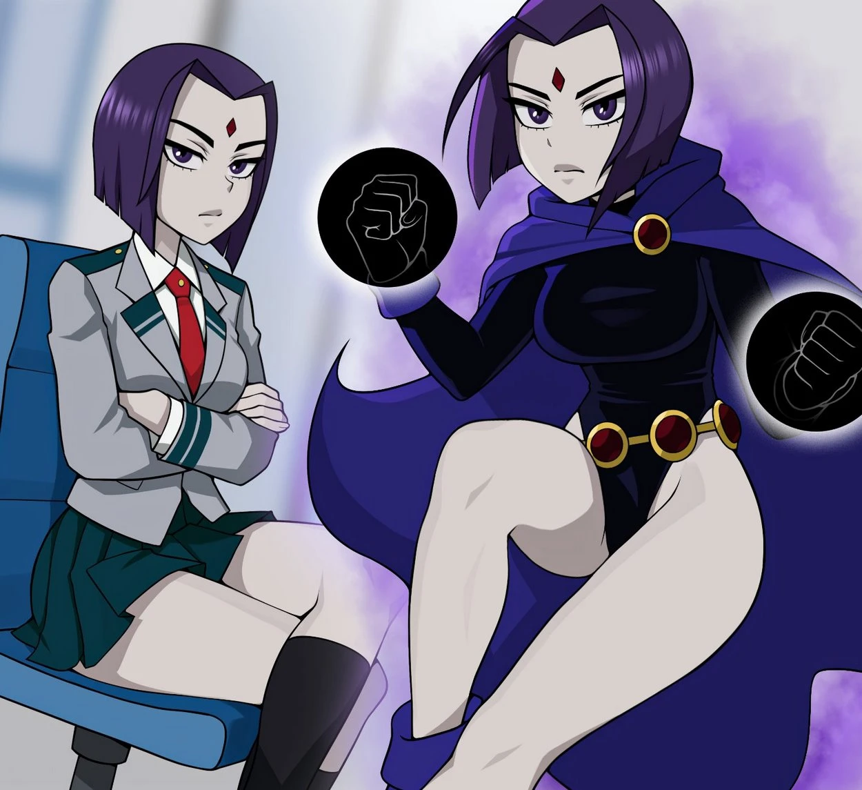 Raven (Teen Titans) porn comic picture 35