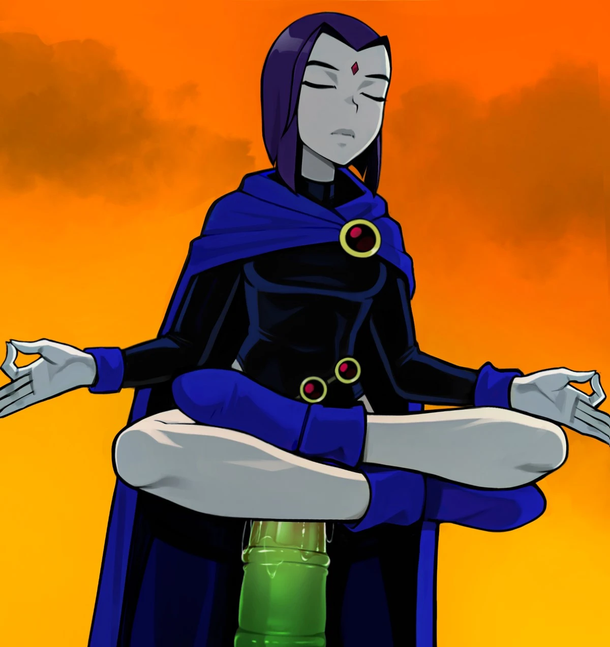 Raven (Teen Titans) porn comic picture 38